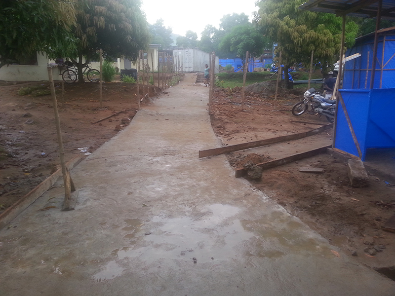 Waterloo Hospital, Under Construction for Ebola Treatment Center