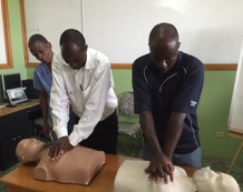 Basic life support training