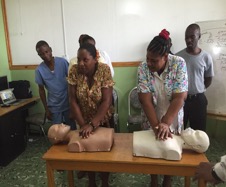 Basic life support training