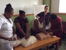 Basic life support training