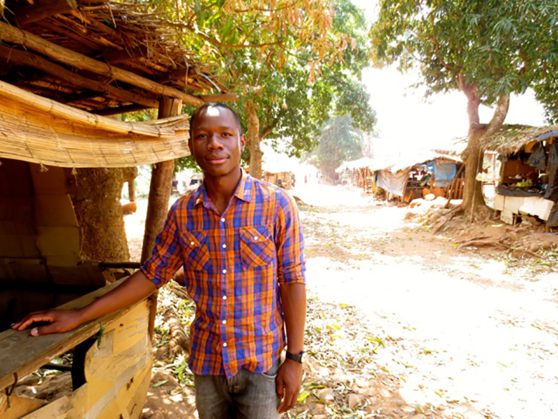 Kenneth Nyoni, an intern nurse and midwife at Malamulo Hospital